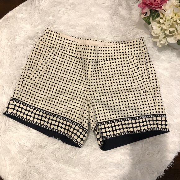 J. Crew Factory Pants - J crew factory polca-dot pattern.Side zipper SZ 2